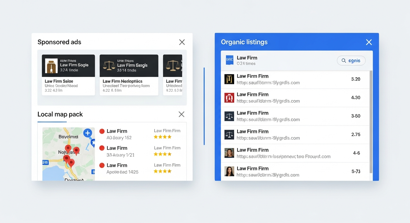 Law firm appearing multiple times in search results