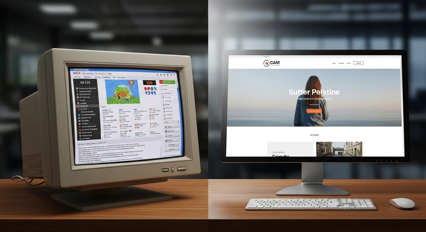 Outdated Website Design