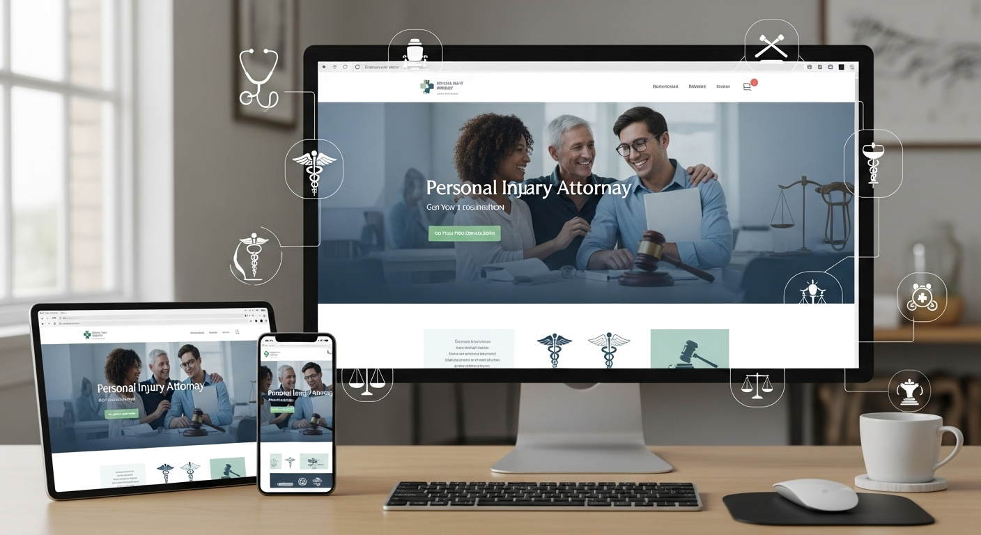 Website Design for Personal Injury Attorneys: Complete 2025 Conversion Guide